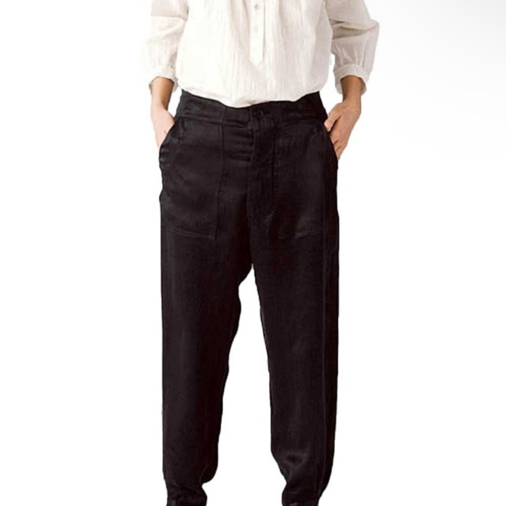 Horse Atelier black silk field trouser pants size 4-6